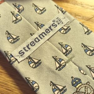Vintage Streamers Nautical Neck Tie